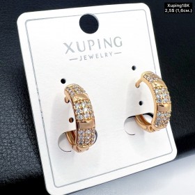 Сережки Xuping18К 19370 (1,6 см.)